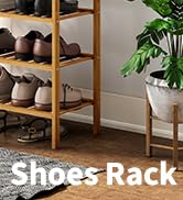 Furshus 3-Tier Bamboo Shoe Rack for Entryway, Stackable | Heavy Duty | Multi-Function, Free Stand...