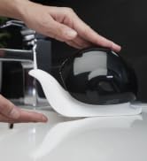 QUALY Escar Soap Dispenser Refillable Pump Kids Soap Dispenser Cute Durable & BPA-Free Plastic Ea...