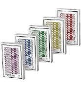 Plastic Prepared Microscope Slides for Kids, Cainda 60pcs Animals Insects Plants Flowers Biologic...