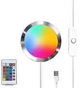 BambooSegD 1PCS Remote Control RGB Light LED Lamp Kit 001,Power Failure Memory Function for Bambu...