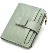 yiijay Small Womens Wallet Flora RFID Blocking Vegan Leather Bifold Compact Slim Thin Credit Card...