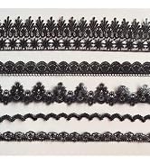 IDONGCAI 10 Yards Black Lace Trim Set for Sewing & Crafts – 5 Styles Lace Ribbon Bundle, Venise L...