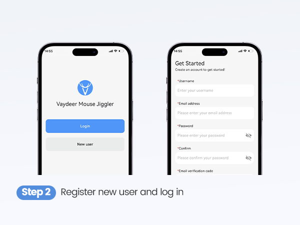 Mouse Mover Jiggler with APP Remote Control and Timer Function