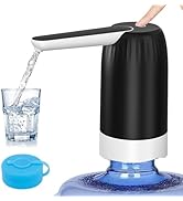 Myvision 5 Gallon Jug Drinking Water Dispenser, Portable Water Dispenser fro 3 Gallon Bottle, USB...