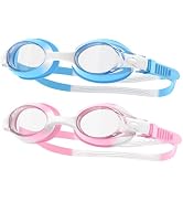 findway Kids Swim Goggles, Kids Swimming Goggles Anti-fog No Leaking Girls Boys for Age 3-12