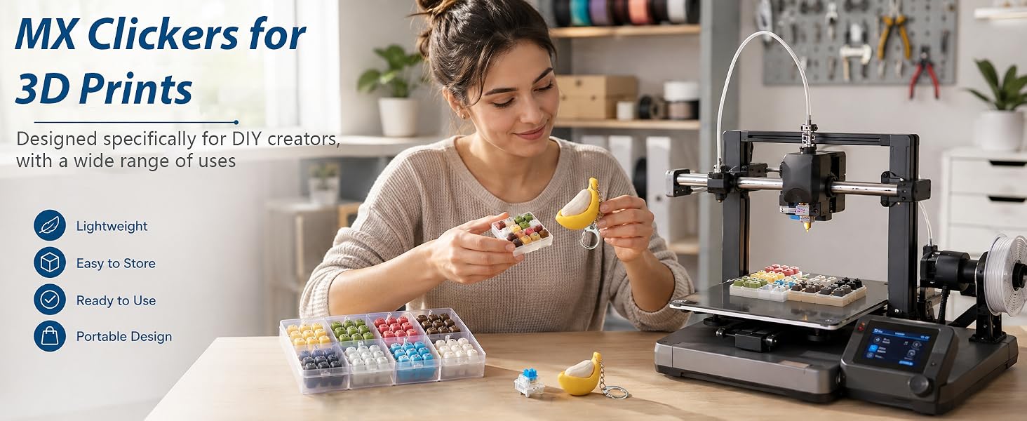 mx clickers for 3d prints