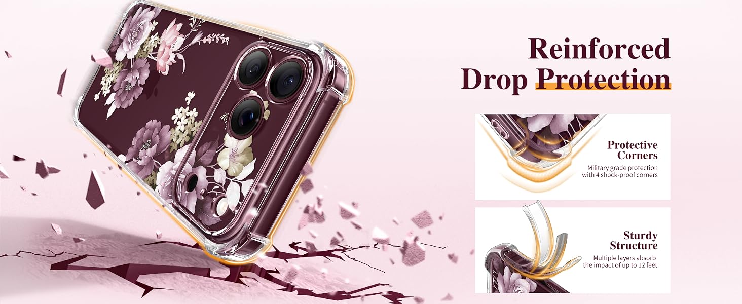 GVIEWIN Case Compatible with iPhone 18 Pro/17 Pro