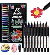 TBC The Best Crafts Acrylic Paint Markers, Big Volume Ink,Waterproof, Non-Toxic, odorless, Suitab...