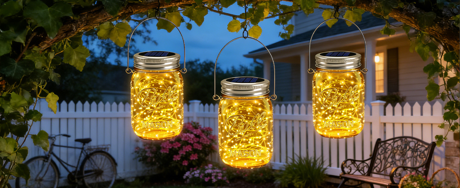 mason jar solar lights for outside