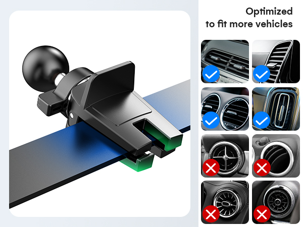 wireless car charger mount
