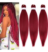 Braiding Hair Pre Stretched (BUG#, 24inch-3Packs)