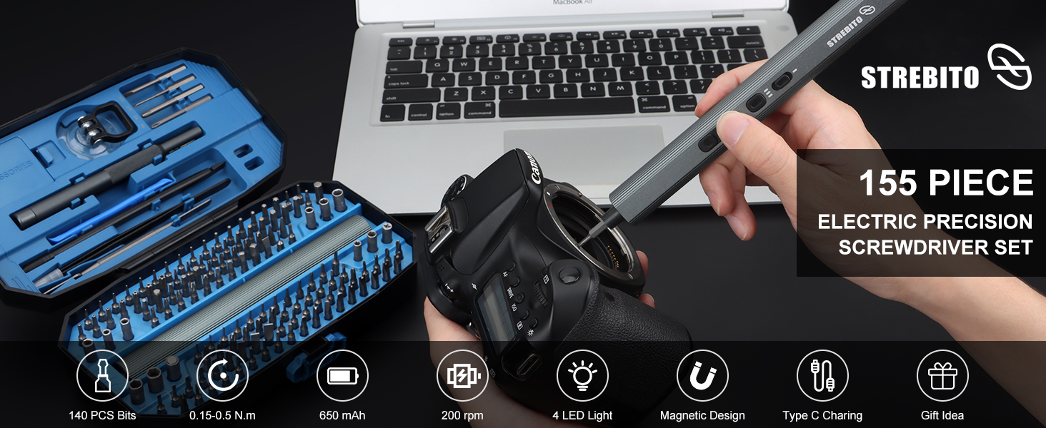 strebito mini electric screwdriver