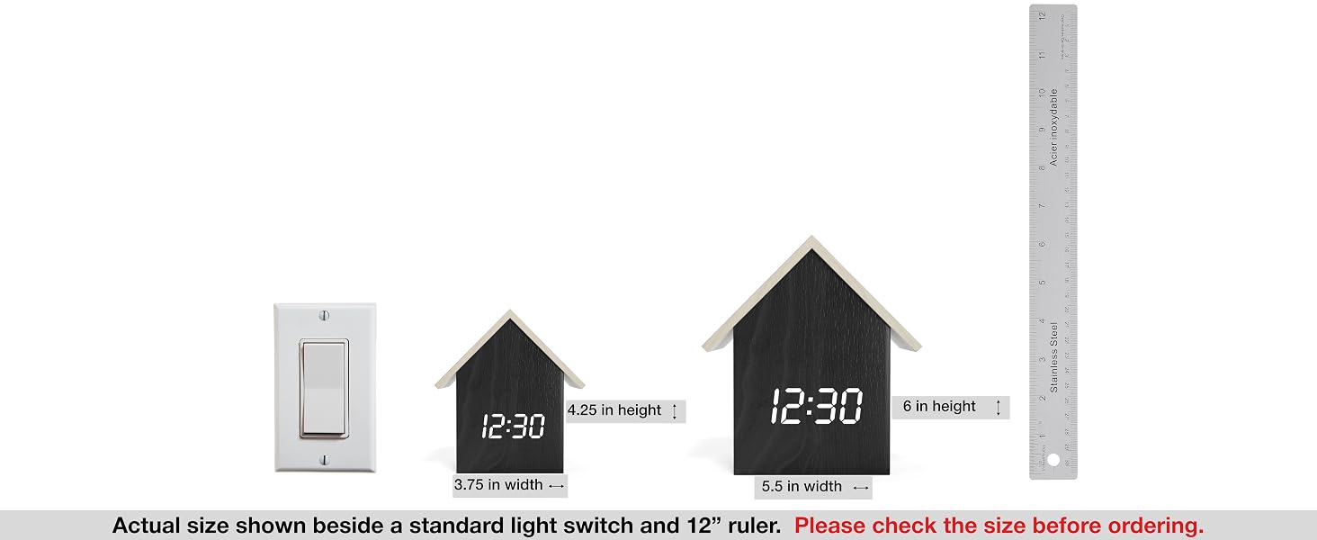 digital clock for office digital living room clock kitchen desk clock small desktop clock
