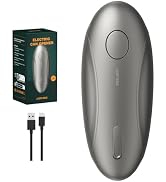 AidFree Electric Can Opener for Everyone for Home for Kitchen. Light Weight Small Size, Silver