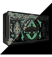 eXtremeRate Custom Soft Touch Grip Faceplate for Nintendo Switch Dock, Glow in Dark - Totem of Ki...