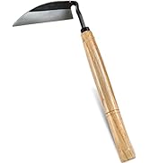 Japanese Weeding Sickle Hoe, Gardening Tools, Weed Remover, Hand Weed Cutter, Kama Twisted Scythe...