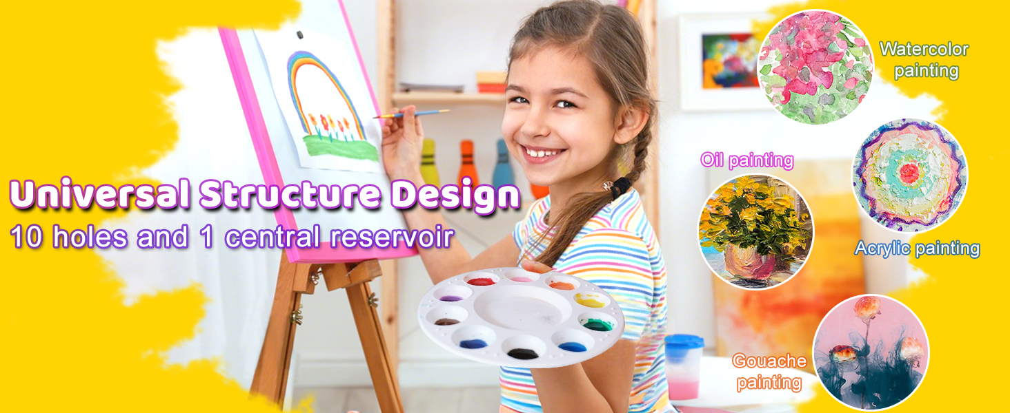 4PCS paint palette