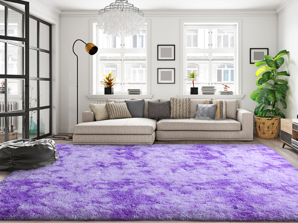 purple area rug