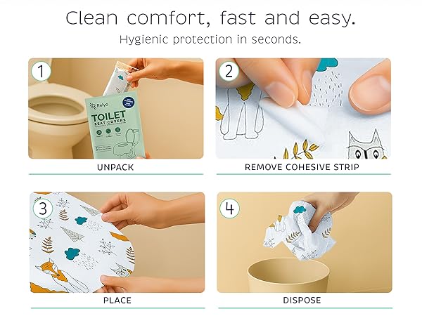 portable kids toilet cover, waterproof non-slip seat liner, XL toddler bathroom protector