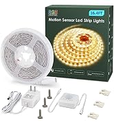 Motion Activated LED Strip Lights,RGH LIGHTING 16.4ft LED Light Strip with Day or Night 2 Lightin...