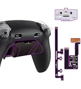 eXtremeRate RISE4 Plus MAX RMB Back Paddles Kit with Clicky Trigger Stops & Rubberized Grip for P...