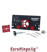 Milescraft 1342 Euro Hinge Jig – Concealed Hinge Jig, Drilling Guide, Drill Guide Jig for Framed ...