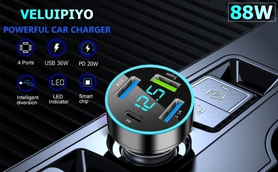 car charger fast car charger cigarette lighter usb charge usb car charger car charger adapter
