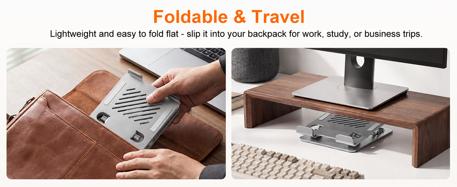 360° Rotating Aluminum Foldable Holder Stand