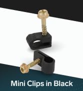 STEREN Coaxial Cable Clips - Cable Holder - Siding Clips for Hanging - Cord Holder for Desk - Cab...