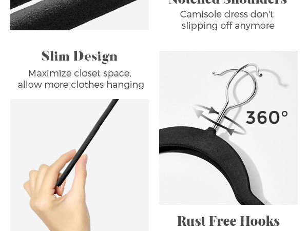 velvet hangers