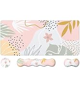 iLeadon Mouse Pad with Wrist Reat Set, Desk Mat + Keyboard Wrist Rest + Mouse Pad Wrist Support +...