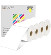 YOULAISHI 1200PCS White Blank Label Stickers 3 x 5 Inch Rectangle Color Coding Stickers Thermal L...