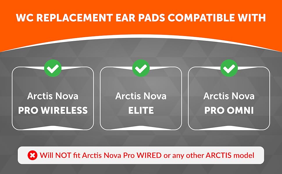 nova pro wireless replacement earpads