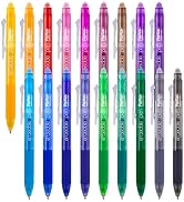 ParKoo 18 Colors Retractable Erasable Gel Pens Clicker, Fine Point 0.7mm, Make Mistakes Disappear...