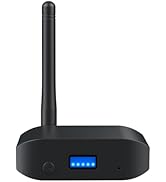 HAOQUOOU Bluetooth 5.3 Transmitter-Receiver, Suitable for TV to Wireless Headphones, Dual-Link AP...