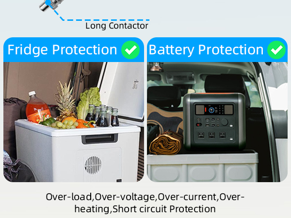 12v car refrigerator power cord