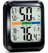 G.CATACC Digital Hygrometer Indoor Thermometer Humidity Meter Gauge, Room Thermometer Temperature...