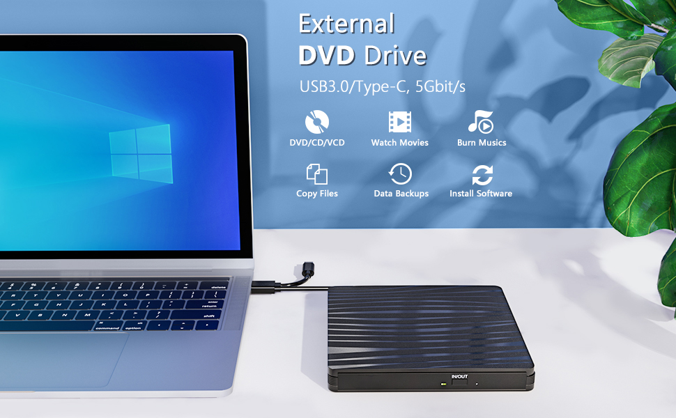 external cd/dvd drive for laptop