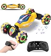 Gesture RC Car - Gesture Sensing RC Stunt Car Toys for Boys Girls Aged 6-12, 2.4GHz 4WD Hand-Cont...