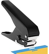 MyLifeUNIT Slot Puncher, Badge Hole Punch for Id Card, PVC Slot and Paper, Heavy-Duty Hole Punch ...