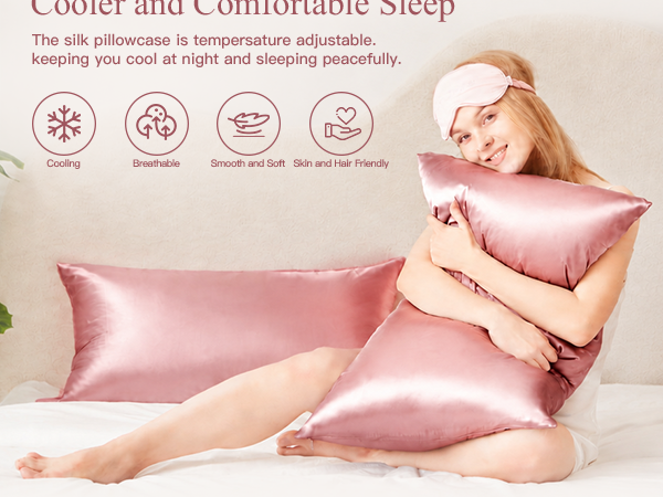 cooling silk pillowcover