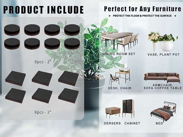 Non Slip Furniture Pads