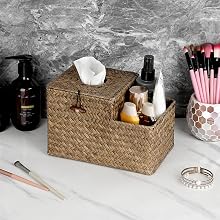 Multifunctional Cube Tissue Box for Vanity