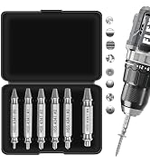 Damaged Screw Extractor Set 6 PCS Screw Extractor Set Stripped Screw Extractor Stripped Screw Rem...
