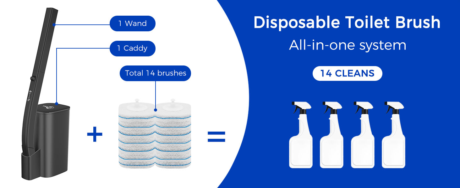 Disposable Toilet Brush