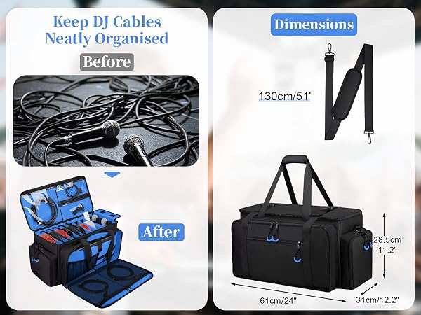 Keep DJ Cables Neatly Organised