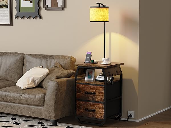 end table with lamp floor lamps with table night stand with lamp floor lamp table combo