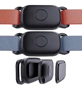 DDJ Dog Collar Holder for Tile Life360 Pro 2024 Bluetooth Tracker, 2-Pack Waterproof Silicone Cov...