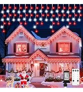 Brightown Icicle Lights Outdoor, 40 FT 432 LED Icicle Christmas Lights | Ice String Light with Re...