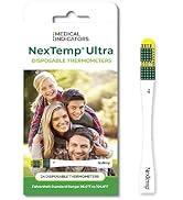 NexTemp Ultra Disposable Oral & Axillary Thermometer for Adults, Single Use Temperature Thermomet...